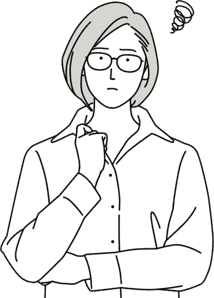 悩んでいる女性